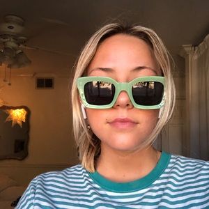 Lime Green Chunky Sunnies